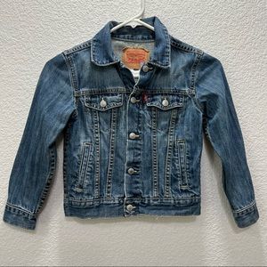 Kids Levi’s Size 6 Classic Jean Jacket Denim Jacket Plain Jean Jacket